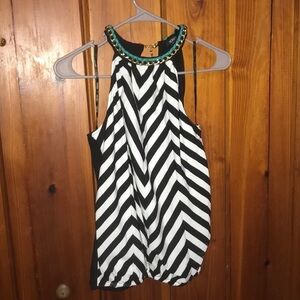 XOXO Chain- Accented Dress Tank